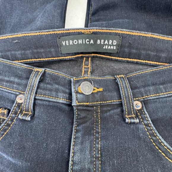 Veronica Beard Kate 10” Skinny Jeans Womens Size 27 color Indigo high rise. - Picture 4 of 6